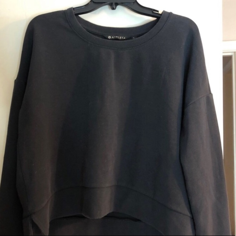 Athleta sweatshirt similar to lululemon feel